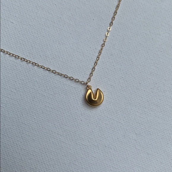 Boutique Jewelry - NEW Golden Fortune Cookie Necklace